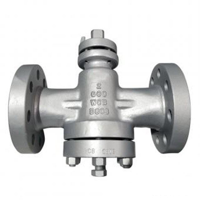Lubricated plug valve
